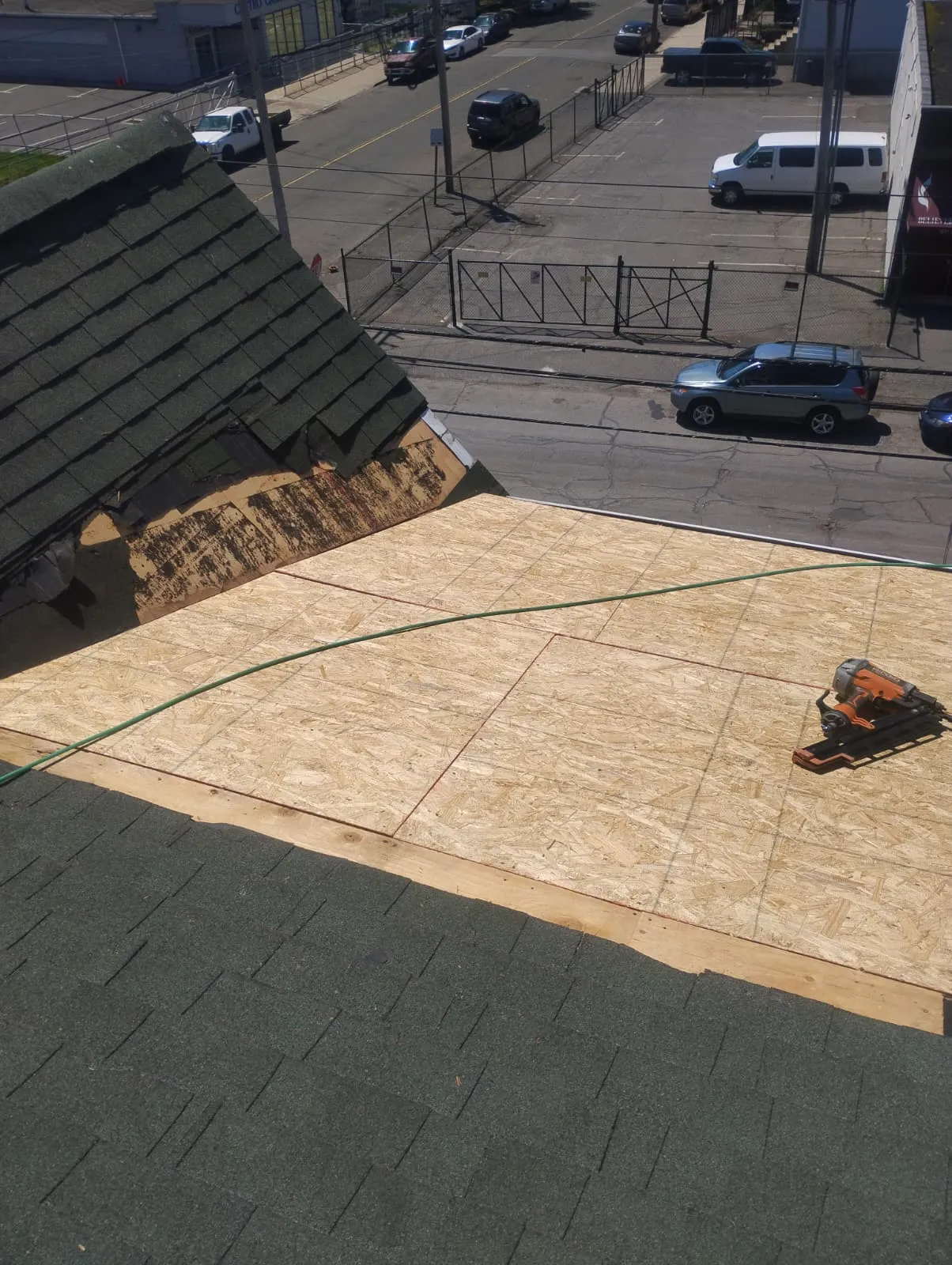 Storm roof repair project in Connecticut by Family Restoration Home Improvement LLC
